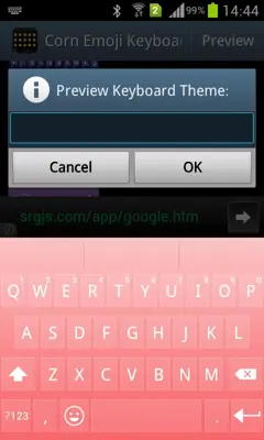 Corn Keyboard - Emoji, Emoticon android App screenshot 1